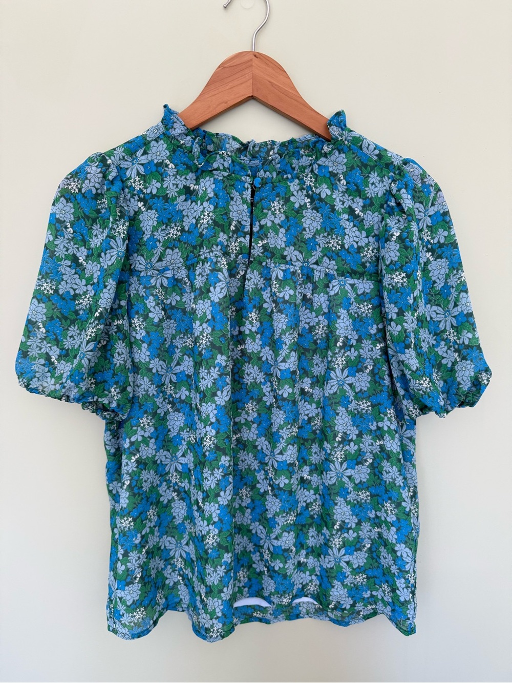 J Crew Floral Blouse
